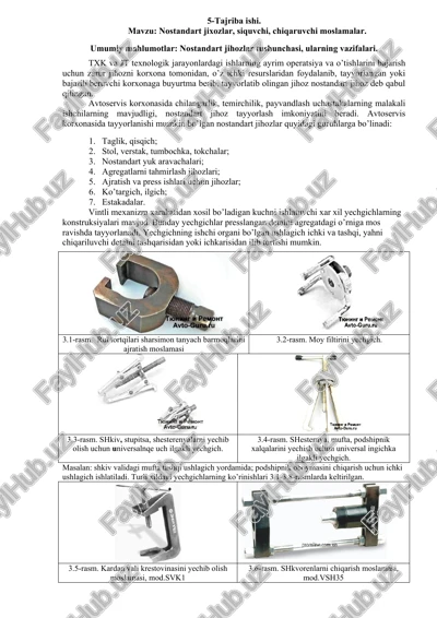 nostandart jihozlar — DOCX