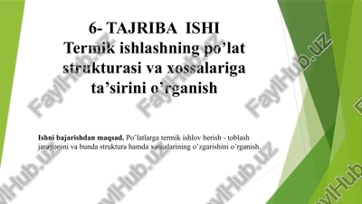 termik ishlar — PPTX