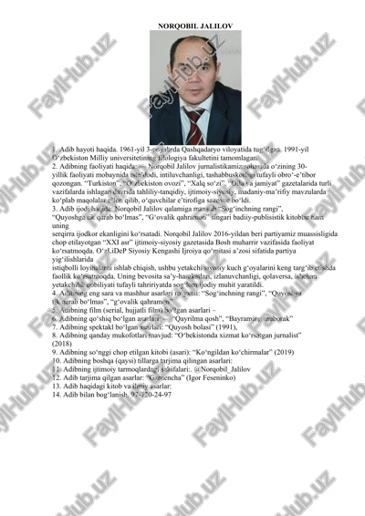 norqobil jalilov — DOCX