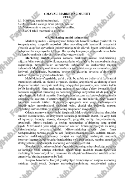 marketing muhiti — DOCX
