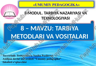 umumiypedagogika — PPTX