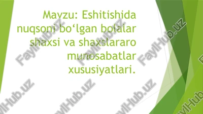 shaxs-ijtimoiy kategoriya — PPTX