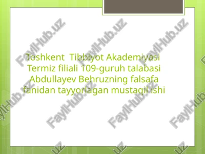 falsafiy dunyoqarashning shakllanishi — PPTX