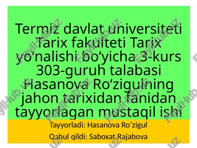 nodirshoh afshor — PPTX