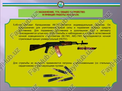 5,45-mm avtomat kalashnikova ak-74 — PPT