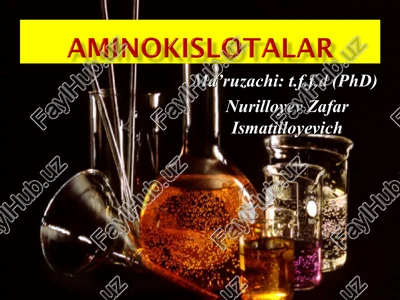 aminokislotalar — PPT