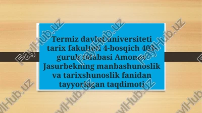 xvi – xix asrning birinchi yarimida oʻrta osiyo haqida tarixiy geografik tadqiqotlar — PPTX