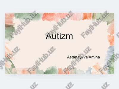autizm — PPTX