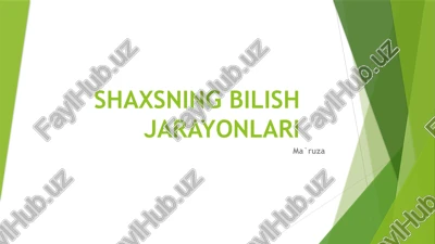diqqatning yo'li — PPTX