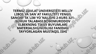 pillaniyetishtirish agrotexnikasi — PPTX