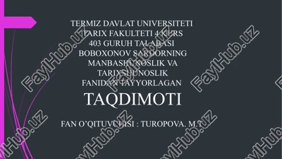 tarixfanl — PPTX