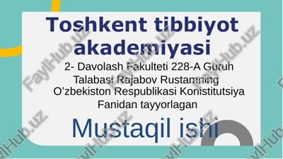 huquqiyasoslar — PPTX