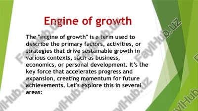 engine of growth — PPTX