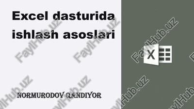 excel dasturi — PPTX
