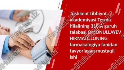 alkogolizm va uning asoratlari — PPTX