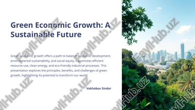 green economic growth: a sustainable future — PPTX