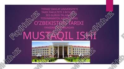 hujum harakatlari va uning oqibatlari — PPTX