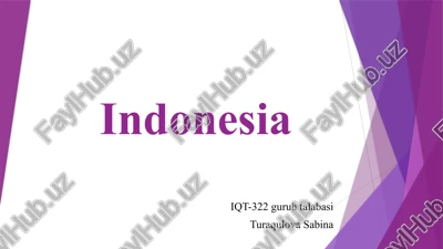indonesia — PPTX