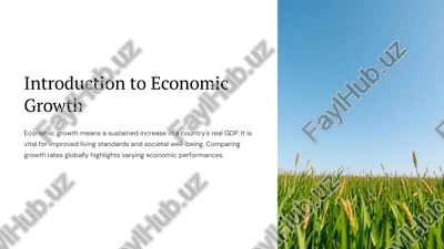 introduction to economic growth — PPTX