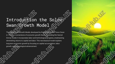 solow-swan growth model — PPTX