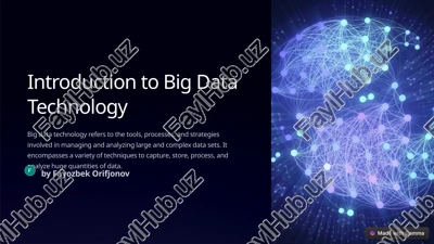 introduction to big data technology — PPTX