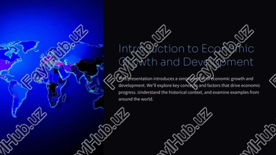 introduction to economic growth and development — PPTX