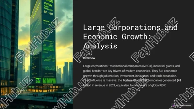 large corporations and economic growth: analysis — PPTX
