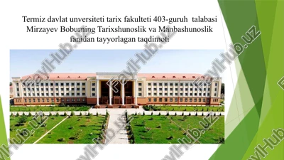 tarix fanidagi o'zbekistonning sovet davri — PPTX