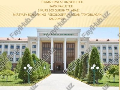 umumiy va maxsus metodlar — PPTX
