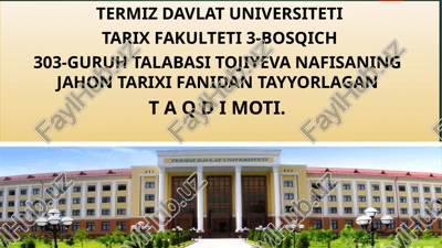 misr usmoniylari imperiyasi tarkibida — PPTX
