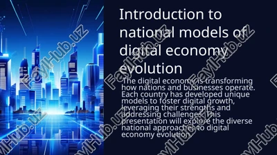 national models of digital economy evolution — PPTX