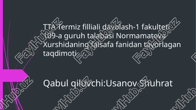 buyuk mutafakkir lare tikakategoriyalari — PPTX