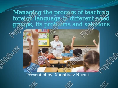 teaching english to young learners — PPTX