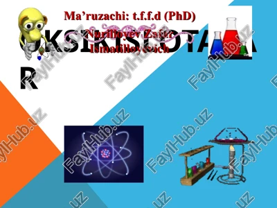 oksikislotalar — PPT