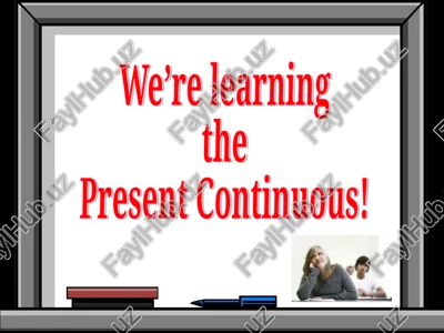 present continuous — PPT