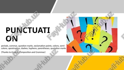punctuation — PPTX