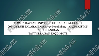 xon avlodlarixonzoda — PPTX
