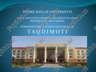 qo'qonxonligida saroyun vonlari va mansablari — PPTX