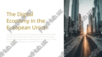 the digital economy in the european union — PPTX