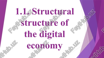 structural structure of the digital economy — PPTX
