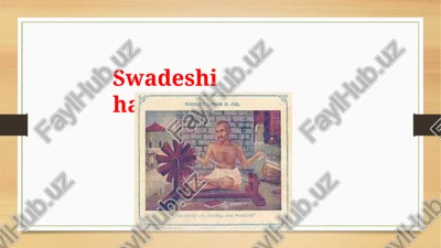 swadeshi harakati — PPTX