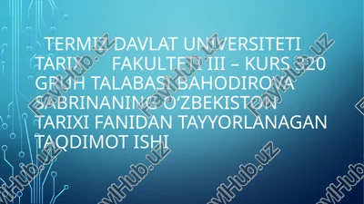 1917 - yil fevral inqilobi va oktabrtoʻntarishioqibatlari va natijalari — PPTX