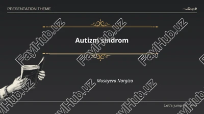 autizm sindrom — PPTX