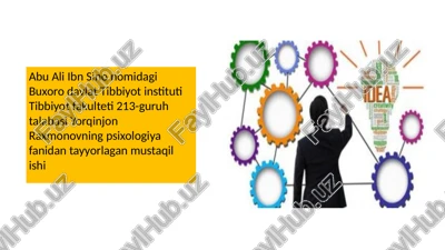 inson qobiliyatiga ta'sir qiluvchi omillar — PPTX