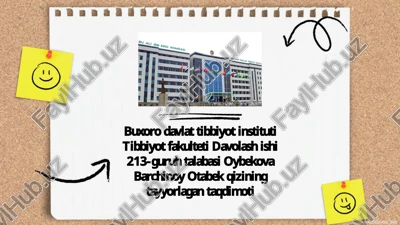 oilada bola tarbiyasi toifalari va oqibatlari — PPTX