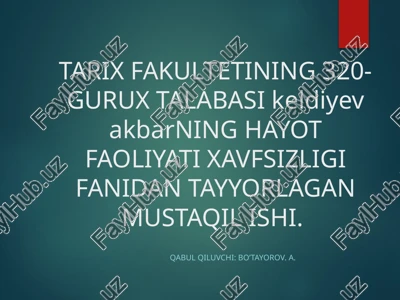 sanoat korxonalari hududini obodanlashtirish — PPTX