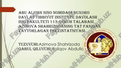 word matn taxrirlagichida hisoblanishlarini bajarish — PPTX