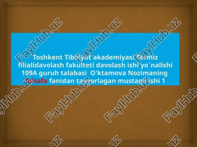 falsafiy gʻoyalar va nazariyatlar — PPTX