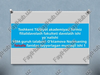 qadriyatlar tizimi — PPTX
