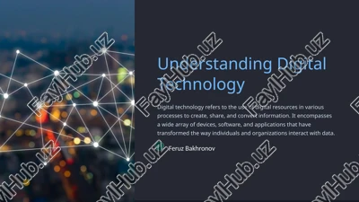 understanding digital technology — PPTX
